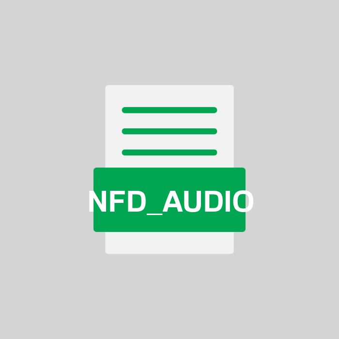 NFD_AUDIO Endung