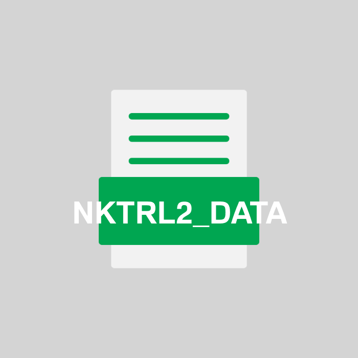 NKTRL2_DATA Endung
