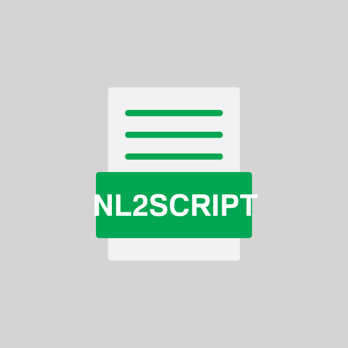 NL2SCRIPT Endung