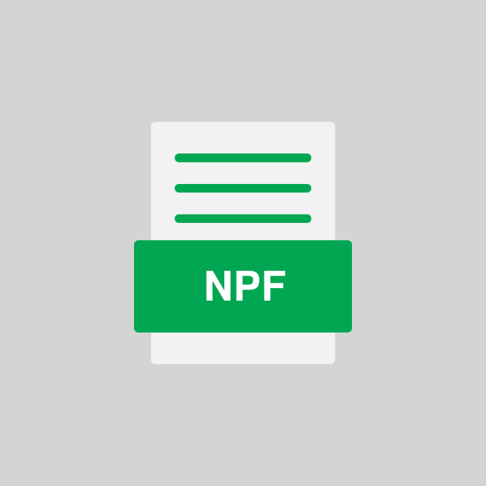 NPF Datei