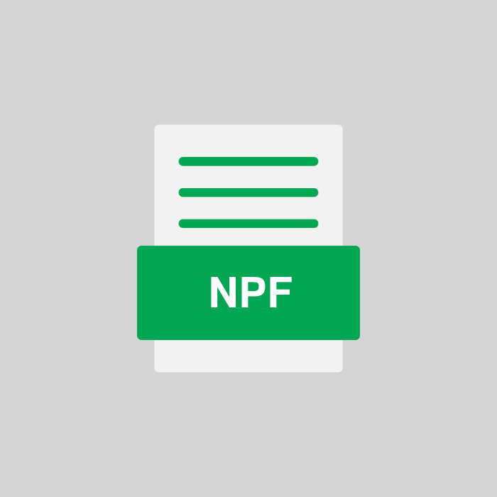 NPF Endung