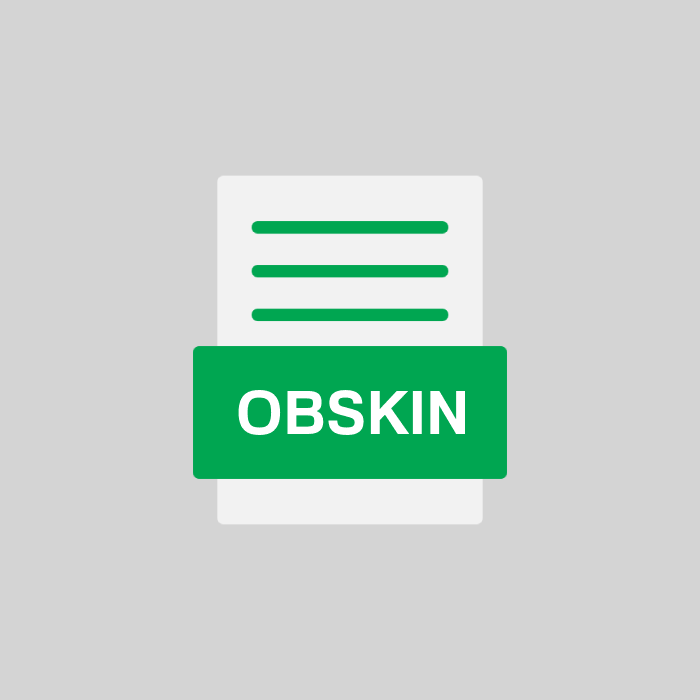 OBSKIN Endung