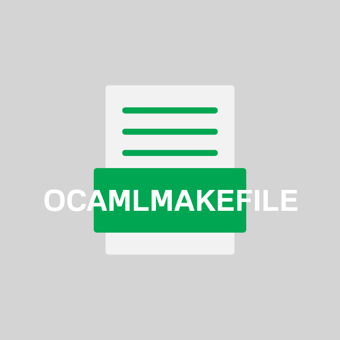 OCAMLMAKEFILE Endung