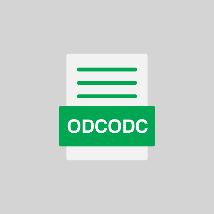 ODCODC Endung