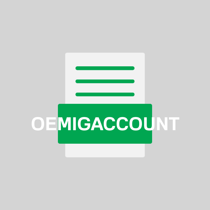 OEMIGACCOUNT Endung