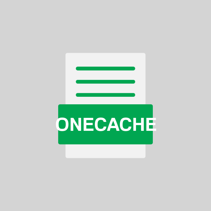 ONECACHE Endung