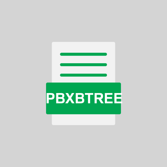 PBXBTREE Endung