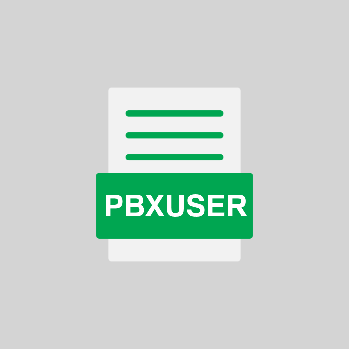 PBXUSER Endung