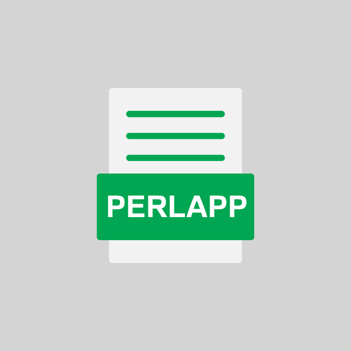 PERLAPP Endung