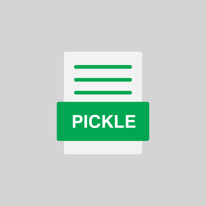 PICKLE Endung