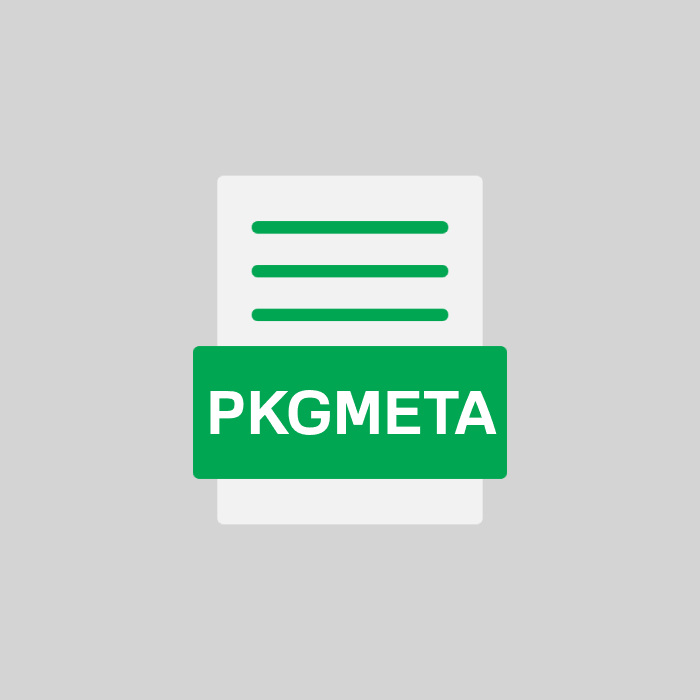 PKGMETA Endung