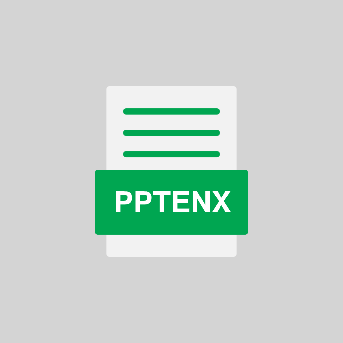 PPTENX Endung