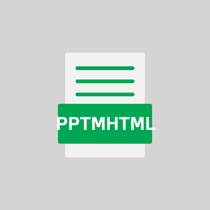 PPTMHTML Endung