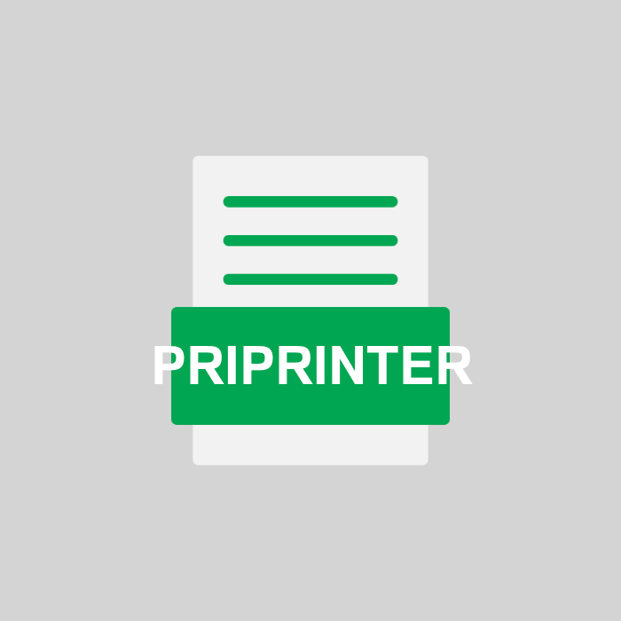 PRIPRINTER Endung