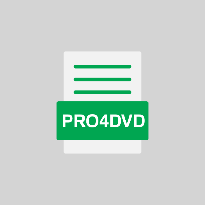 PRO4DVD Endung