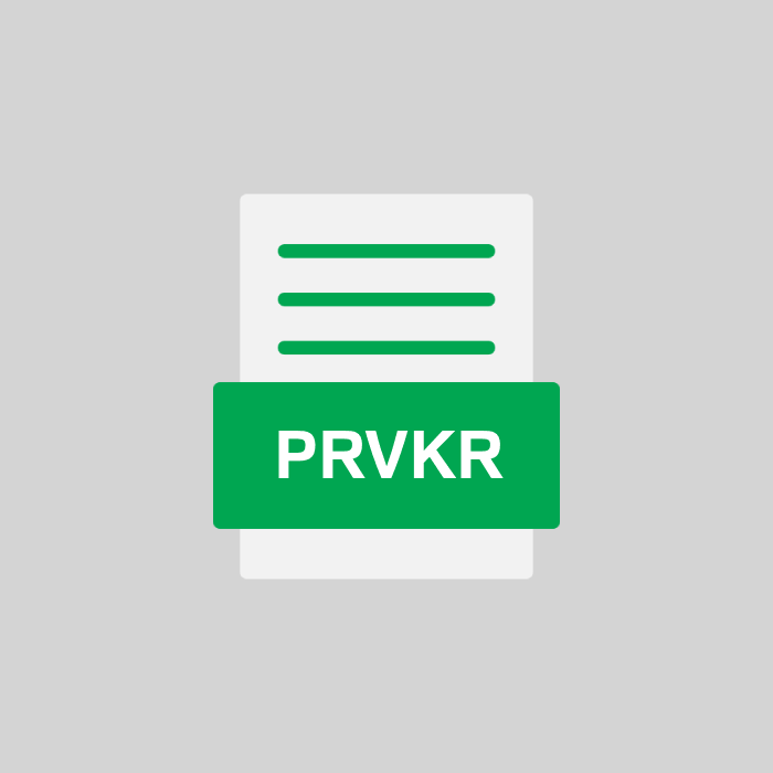 PRVKR Endung