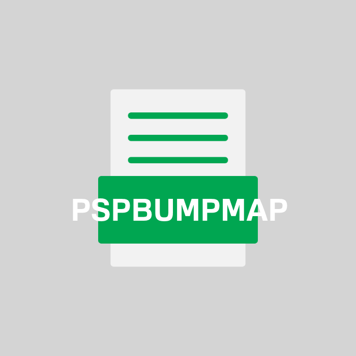 PSPBUMPMAP Endung