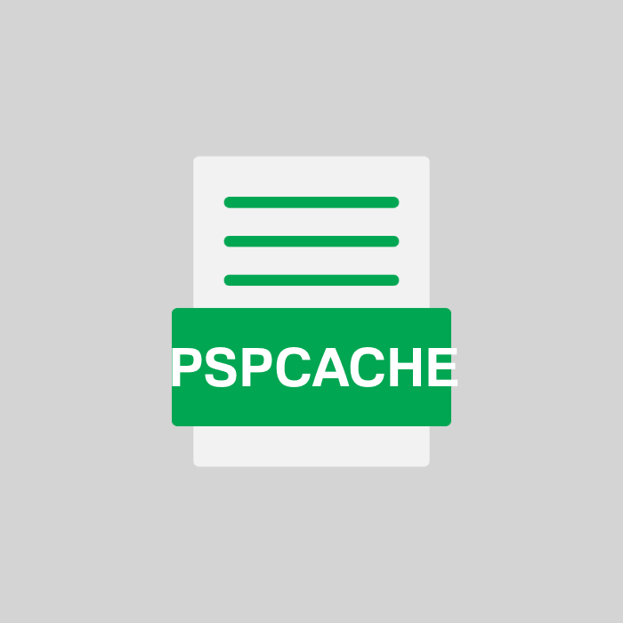 PSPCACHE Endung