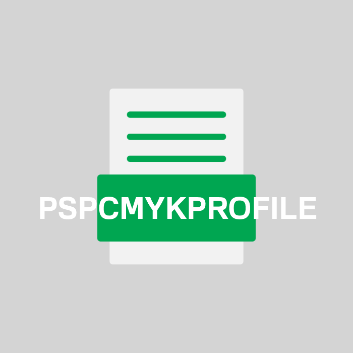 PSPCMYKPROFILE Endung