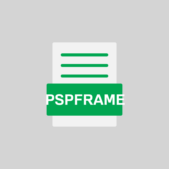 PSPFRAME Endung