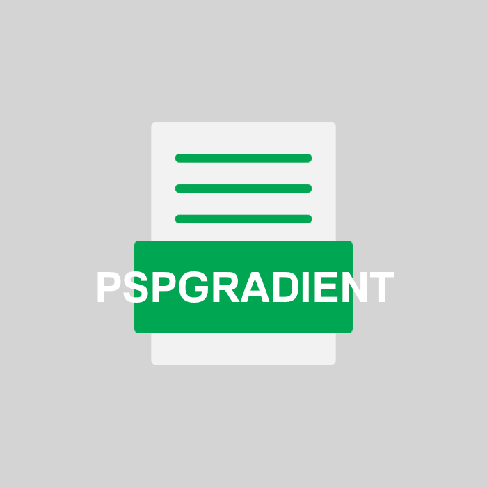 PSPGRADIENT Endung