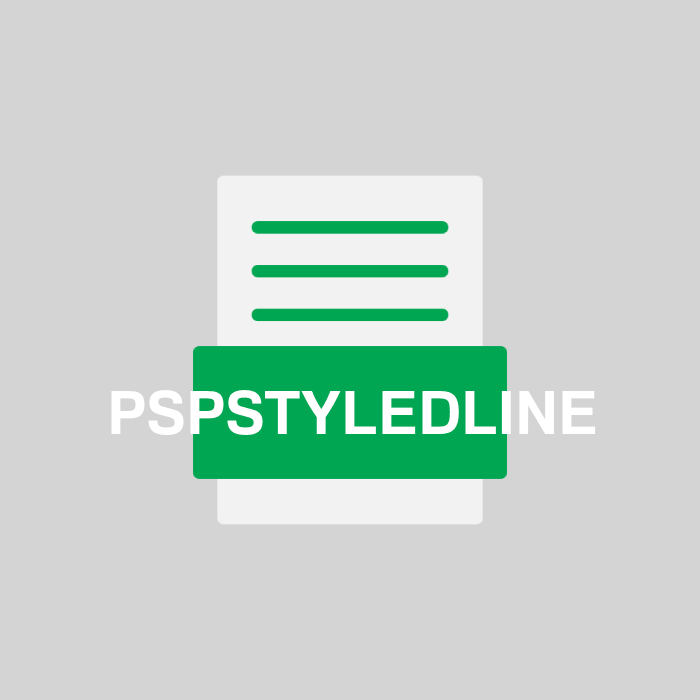 PSPSTYLEDLINE Endung