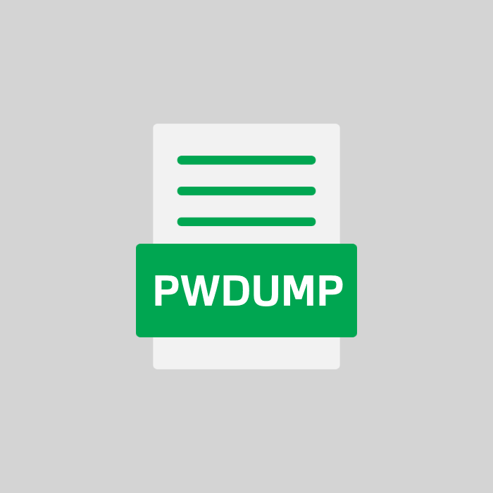 PWDUMP Endung