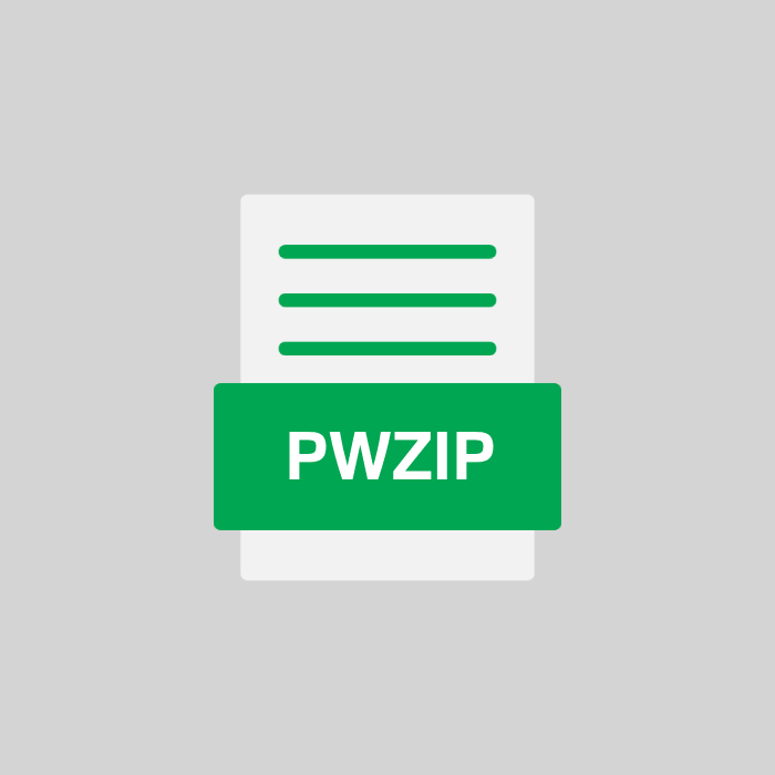 PWZIP Endung