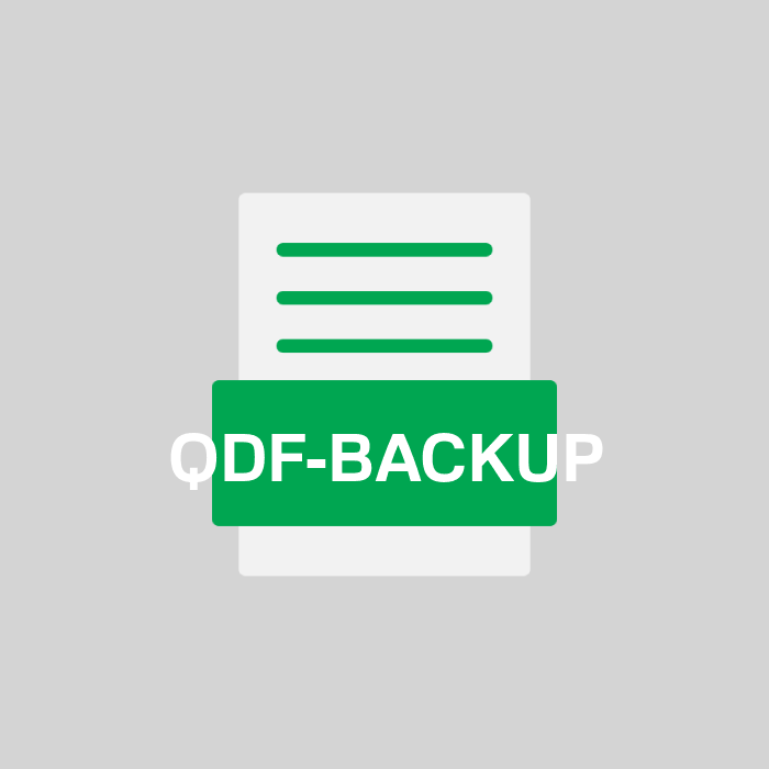 QDF-BACKUP Datei