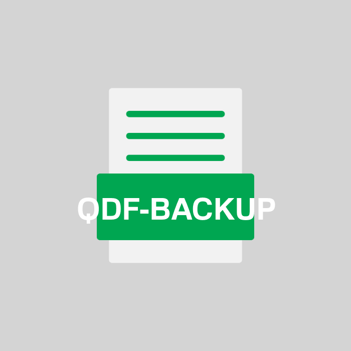 QDF-BACKUP Endung