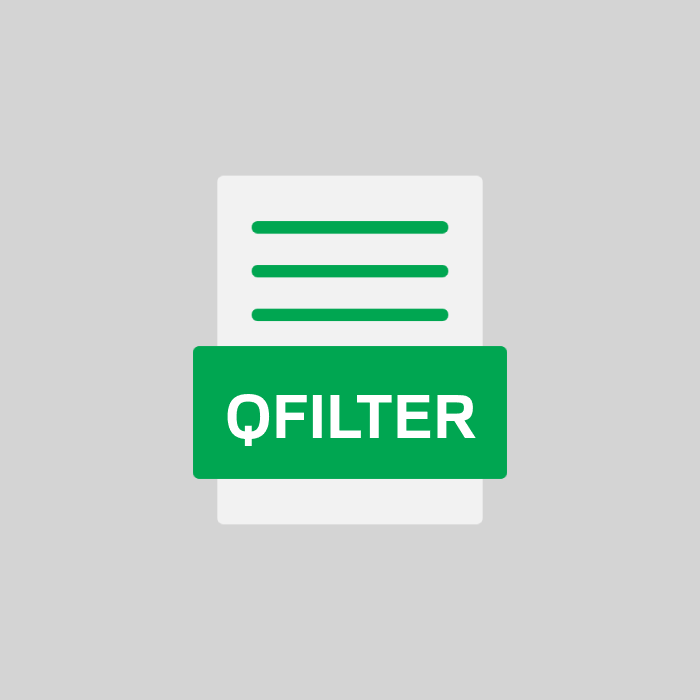 QFILTER Endung