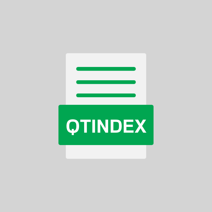 QTINDEX Endung