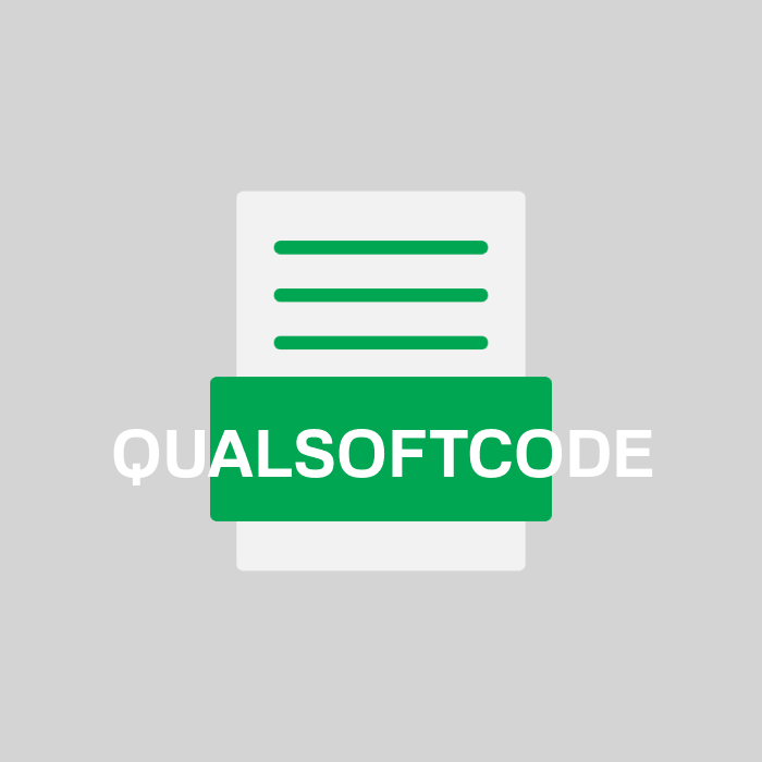 QUALSOFTCODE Endung