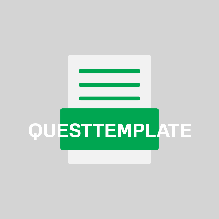 QUESTTEMPLATE Endung