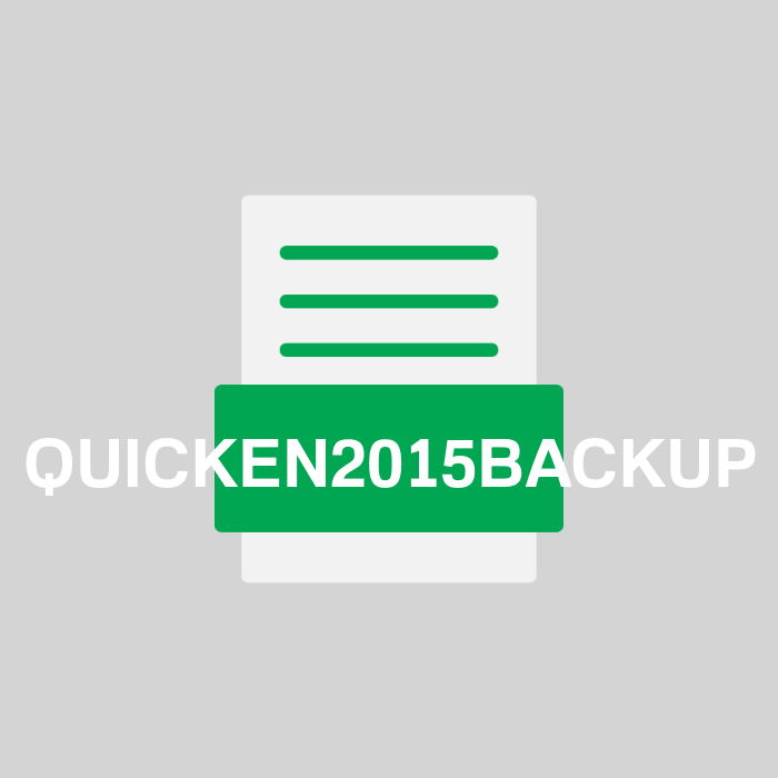 QUICKEN2015BACKUP Endung