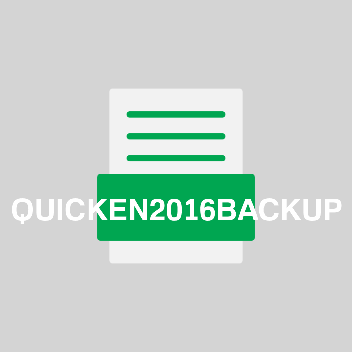 QUICKEN2016BACKUP Endung