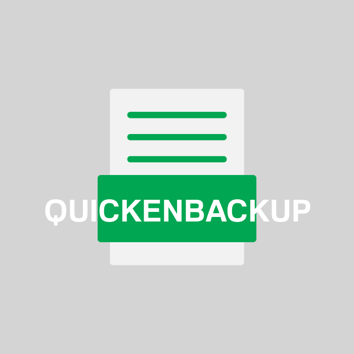 QUICKENBACKUP Endung