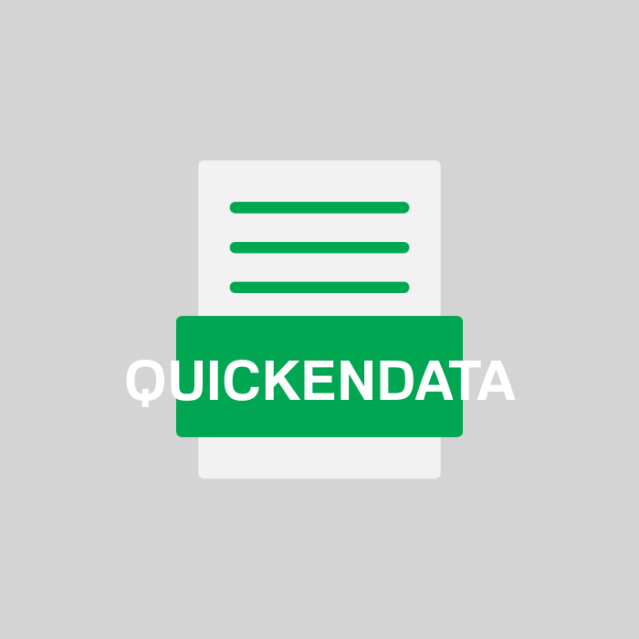 QUICKENDATA Endung