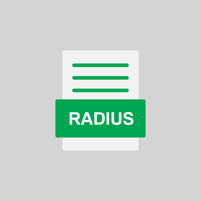 RADIUS Endung