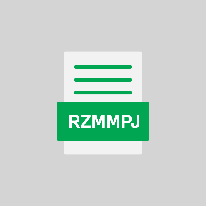 RZMMPJ Datei