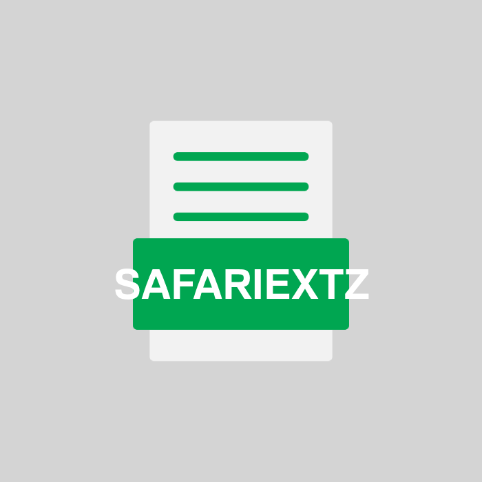 SAFARIEXTZ Endung