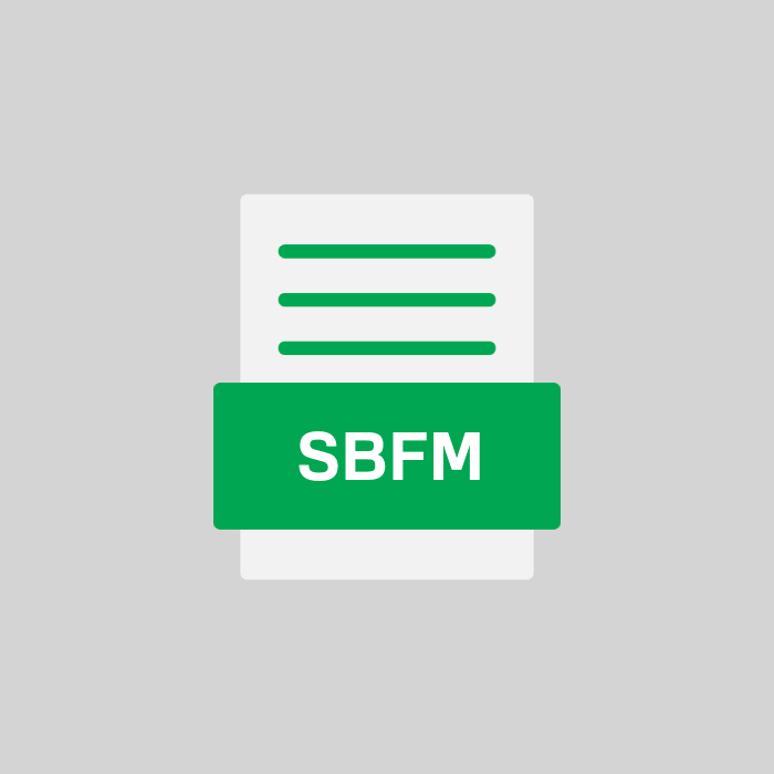 SBFM Endung