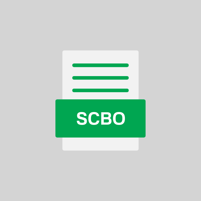 SCBO Endung