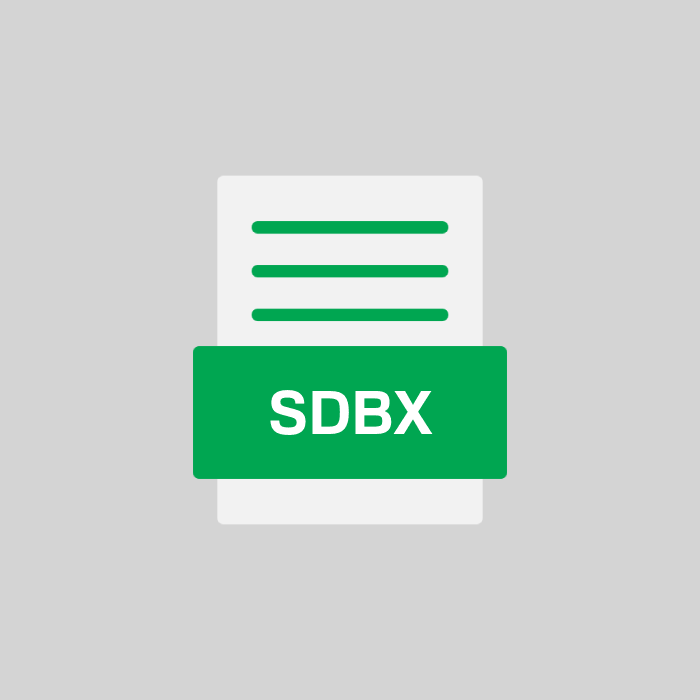 SDBX Endung