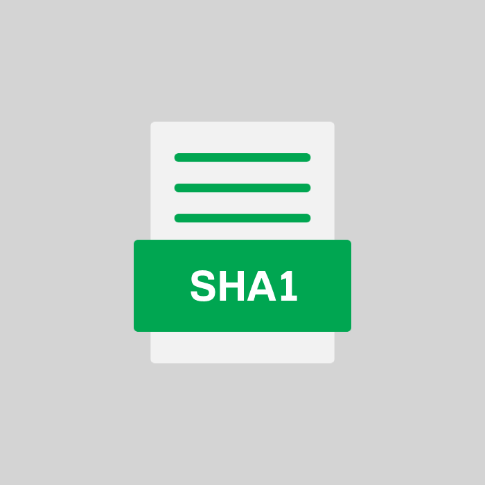 SHA1 Endung