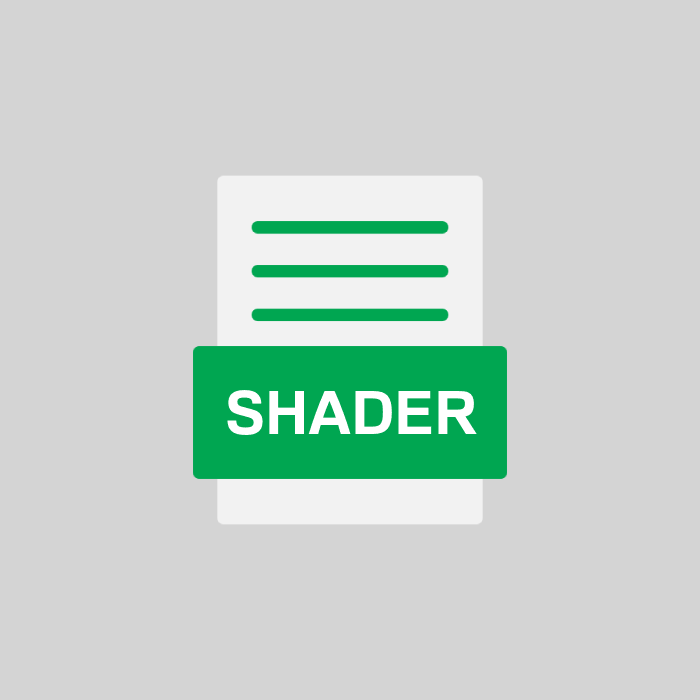 SHADER Endung