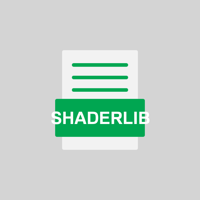 SHADERLIB Endung