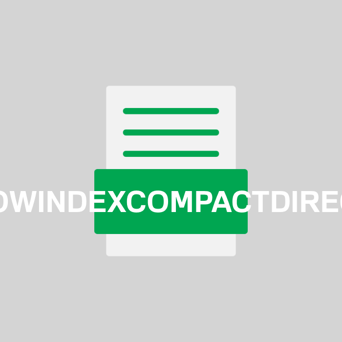 SHADOWINDEXCOMPACTDIRECTORY Endung