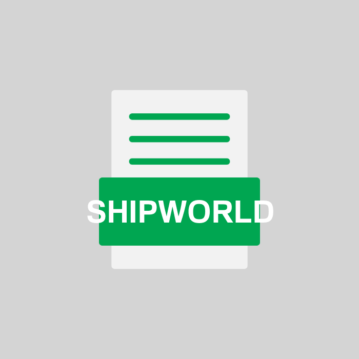 SHIPWORLD Endung