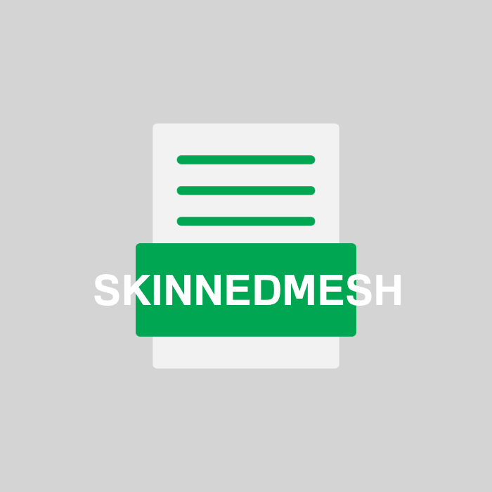 SKINNEDMESH Endung